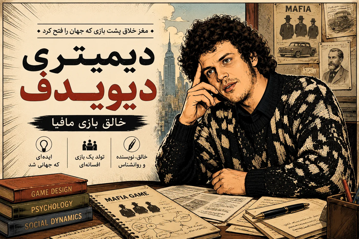 دیمیتری دیویدف؛ خالق بازی مافیا